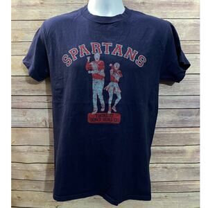 Vintage 90s SNL Spartan Spirit Will Ferrell Cheer Grey T-shirt Small -dated 90s-